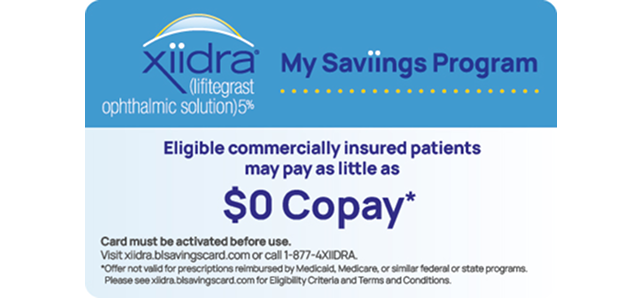 Xiidra Savings Card